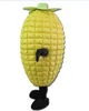 2019 Высокое качество головы костюм талисмана желтой кукурузы для взрослых носить