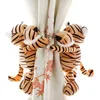 2pcs Jungle Forest Animals Curtain Tieback Holder Hooks Tie Backs Children Room Decoration Accessories Holdback Curtain Straps T200601