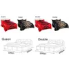 Sadi rouge parure de lit Double/Queen Size plumes housse de couette blanc parure de lit belle literie 3 pièces