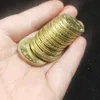 10pcs EUA Sentando liberdade pequena moeda de ouro 1.880 moedas Copiar 23 milímetros Coleção