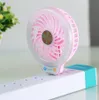 USB LED-fläkt Mini Portable Fill Light Power Fans 2 Färger Night Light Pocket Small Fan Party Favor OOA8014