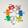 Pet dog LED luminous pendant 7 colors pet supplies anti-lost label dog bone modeling light collar pendant