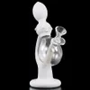 Silicone water pipe Glass Dab Rig herb glass bowl Bongs Heady wax Oil Rigs herb bubbler Hookahs herb pipe