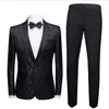 Terno de tecido extravagante de comércio exterior transfronteiriço designer de negócios masculino lazer casamento noivo vestido de alta qualidade men2519