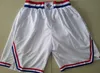 New All Star Baseketball Shorts Running Sports Clothes Black and White Color Size S-XL Mix Match Order High Quality