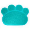 Pet Dog Puppy Cat Feeding Mat Pad Cute Paw PVC Bed Dish Bowl Food Water Feed Placemat Wipe Clean Pet Cat Dog Accessori