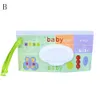 Fashion Wipes Carrying Case Clutch and Clean Wet Wipes Bag for Stroller Cosmetic Pouch with Easy-Carry Snap-Strap