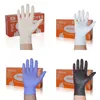Disposable Nitrile Gloves Rubber Factory Salon Household Rubber Garden Protective Gloves Nitrile Latex Rubber Gloves 100PCS/box
