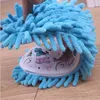 Lazy Cleaning Foot Cleaner Shoes Mop Slipper Microfiber Soft Wearable Shoes Bathroom Floor Dusting Cover Home Cleanning Tools Gift TLZYQ1160