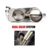 Automobile modified new stainless steel electric control exhaust pipe Variable electronic control Y-type exhaust valve Double valve system