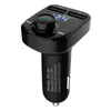 HY82 Adaptateur transmetteur FM Aux Modulator Bluetooth Handsfree Car Kit Car Audio MP3 Player avec 3.1A Quick Dual USB Car Charger