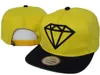 Diamanter levererar co baseball caps mode justerbara män kvinnor platt hatt visir gorras ben snapback hattar2274