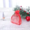 Confezione regalo 100 pezzi Sacchetti regalo con coulisse fiocco di neve argento Bomboniere Bomboniere Imballaggio Forniture per feste nuziali1