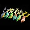 Topkwaliteit Hoge Simulatie 3D Frog Aas Zachte Rubber Vissen Lokken Baits Tackle 5.5cm / 12.5g