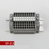 ST-2.5 Feed Through DIN Rail Cage Spring Clamp Terminal Blocks Kit Set 31A 800V