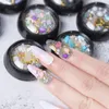 8 Renkler Nail Art Süslemeleri Okyanus Fırtınası Çivi Matkap Mikro Kristal Kum Kabuk Metal Takı Karışık Siyah Kutulu Ücretsiz Gemi 10