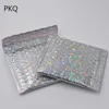 100pcs 15*13cm small Gold Aluminized Foil metallic bubble mailer shipping bubble Padded Envelopes gold gift packaging bag