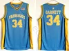 NCAA Leeds Charles #34 Barkley Jersey Green Farragut Kevin 34 Garnett Blue Jerseys Concord Shawn 40 Kemp High School Basketball Shirt