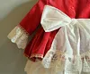 Christmas Toddler Baby Kids Girls Tutu Lace Gown Velvet Flared Party Dresses