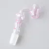 Banger en verre avec un articulation féminine mâle de 14 mm 18 mm 2 mm d'épaisseur pour des bongs en verre tampon accessoires fumeurs