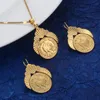 골드 컬러 올드 프랑스어 동전 자유, 평등, 박애 동전 1912 보석 세트 금속 동전 보석 세트