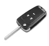 Gratis frakt 2/3/4/5 Button Folding Flip Remote Key Smart Car Key Fob 433MHz ID46 Chip för Chevrolet Aveo Cruze Orlando Hu100 Uncut Blade