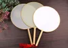 2020 New Arrival Silk Bridal Fan Tassel Chinese Culture Double Hand Painting DIY Gift Wedding Accessories