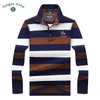 Tops &Tees Mens Polo Fashion Style Winter Striped Brand Long Sleeve Polo Shirts Men Polos Solid Shirt Trend