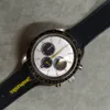 Herrenuhr Speed Series, 40 mm, multifunktionaler Quarz-Chronograph, Boutique-Armbanduhr aus Gummi mit Originalverschluss