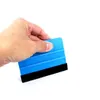 Dubbelsidig bilfilt squeegee Vinylfilm Wrap Blue Scraper Tools Bilklistermärke Verktyg Auto Modifiering Styling Tillbehör Red Blue HHA120