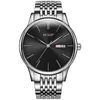 AESOP 8 5mm Ultra mince mode hommes montres top marque de luxe mâle horloge hommes Relogio Masculino argent strap274O