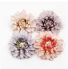 10cm Artificial dahlia chrysanthemum head For wedding Christmas decoration DIY flower wall gift box craft fake flower GD92322p