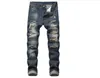 Fashion Slim Fit Personnalité Straightl Casual Ripped Jeans Pant