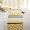 Fashion Light Luxury Bed Flag Home Bedroom Bedding American Modern Minimalist Wave Hotel Bed Flag Bed Tail Towel