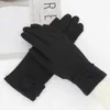 Fashion-2018 Winter Frauen Kaschmir Handschuhe Warme Floral Wolle Handschuhe Touchscreen Fäustlinge Elegante Damen Outdoor Ski Fahren Guantes