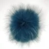 Accessori all'ingrosso fatti a mano peluche pompon palla di pelo colori personalizzati pompon di procione portachiavi morbidi pompon per berretti