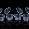 1oz Disposable Plastic Sauce Cup Takeaway Container With Lid Storage Box Case Useful Kitchen Organizer yq00686