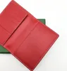 Nytt passfodral av hög kvalitet Klassiskt män kvinnor mode passhållare täcker ID-kortshållare med låda