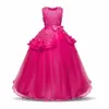 Vestidos de meninas adolescentes para meninas 10 12 14 anos aniversário fantasia vestido de baile flor casamento princesa vestido de festa roupas infantis t2001074996933