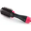 2in1 negative ions hair dryer curler straightener hair curler comb electric air paddle styling brush iron eu us uk plug