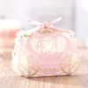 Opakowanie prezentów 10/30PCS Creative Wedding Sugar Box Candy Pink Princess Castle Wind European For Weeding Decorations1