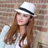 유행 남성과 여성 여름 짚 페도라 모자 비치 Sunhat 선택을위한