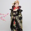 2019 costume femmes hanfu robe traînante femme vêtements traditionnels chinois chine noir épéistes TV film scène tenue