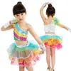 Portez des enfants Costumes de danse de jupe colore