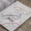 Hurtowo-nieregularne charakterystyczne ramki okulary hurtowej mody zdobione spersonalizowane ramki kieliszków miopia