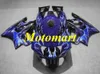 Комплект обтекателя мотоцикла для HONDA CBR600F3 97 98 CBR 600 F3 1997 1998 ABS Голубое пламя Фиолетовый обтекатель + подарки HH05