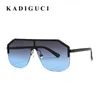 KADIGUCI nouvelle mode lunettes de soleil femmes créateur de mode rétro lunettes de soleil carrées hommes nuances dames lunettes teintées femmes nuances K3207891773