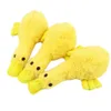 Jouets en peluche pour chien grinçant-jouet pour animal de compagnie canard mignon jouet pour chien chiot en peluche anneau de dentition son à mâcher couineur cochon grinçant éléphant canard jouets beaux jouets pour animaux de compagnie