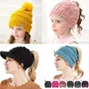 Multi-Color Parents Enfants Caps Casquettes Famille Match Hats Chapeaux Kidsoufoufoufs Tricoté Fashio Trendy Bonnet Hiver Hiver Surveillance de la taille Câble de crâne Chunky Cable