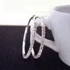 accessories Rhinestone Small And Big Hoop Earrings For Women Bijoux Classic New Whole Cute Gift1999267